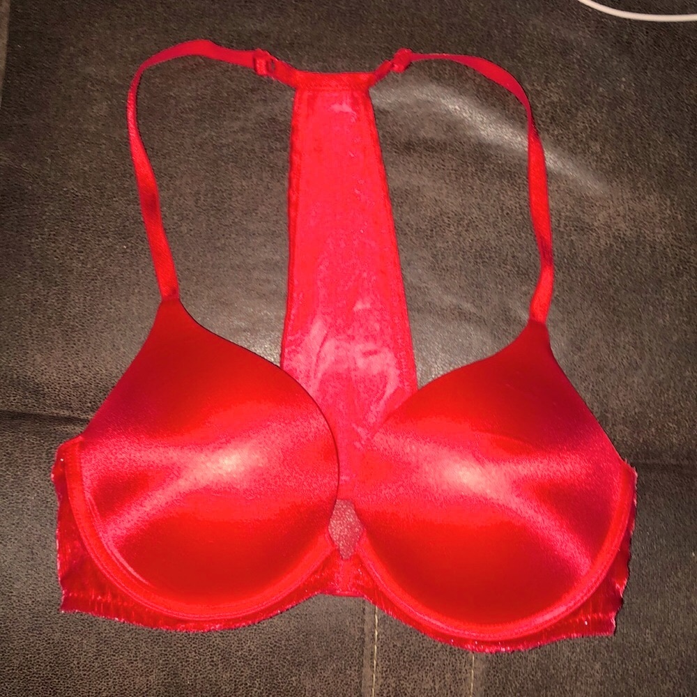 Victoria Secret Very Sexy red racerback pushup bra